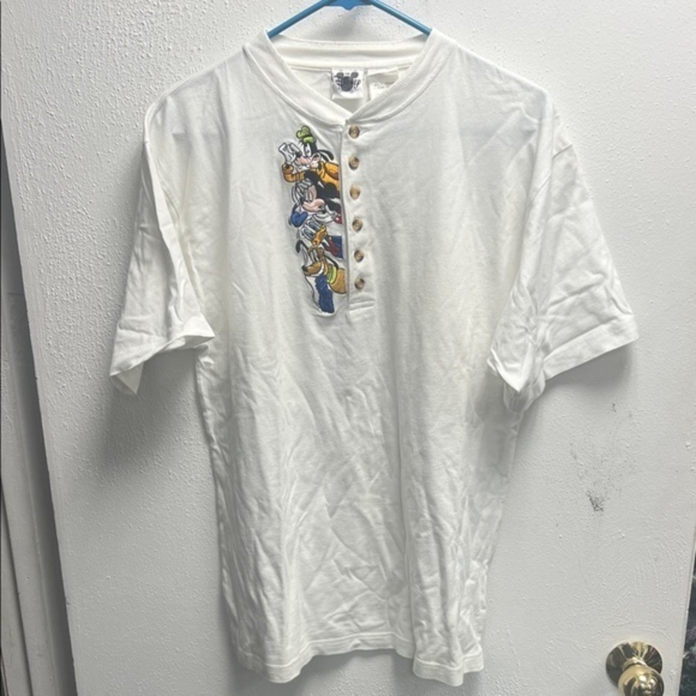 Vintage Disney button down Henley
